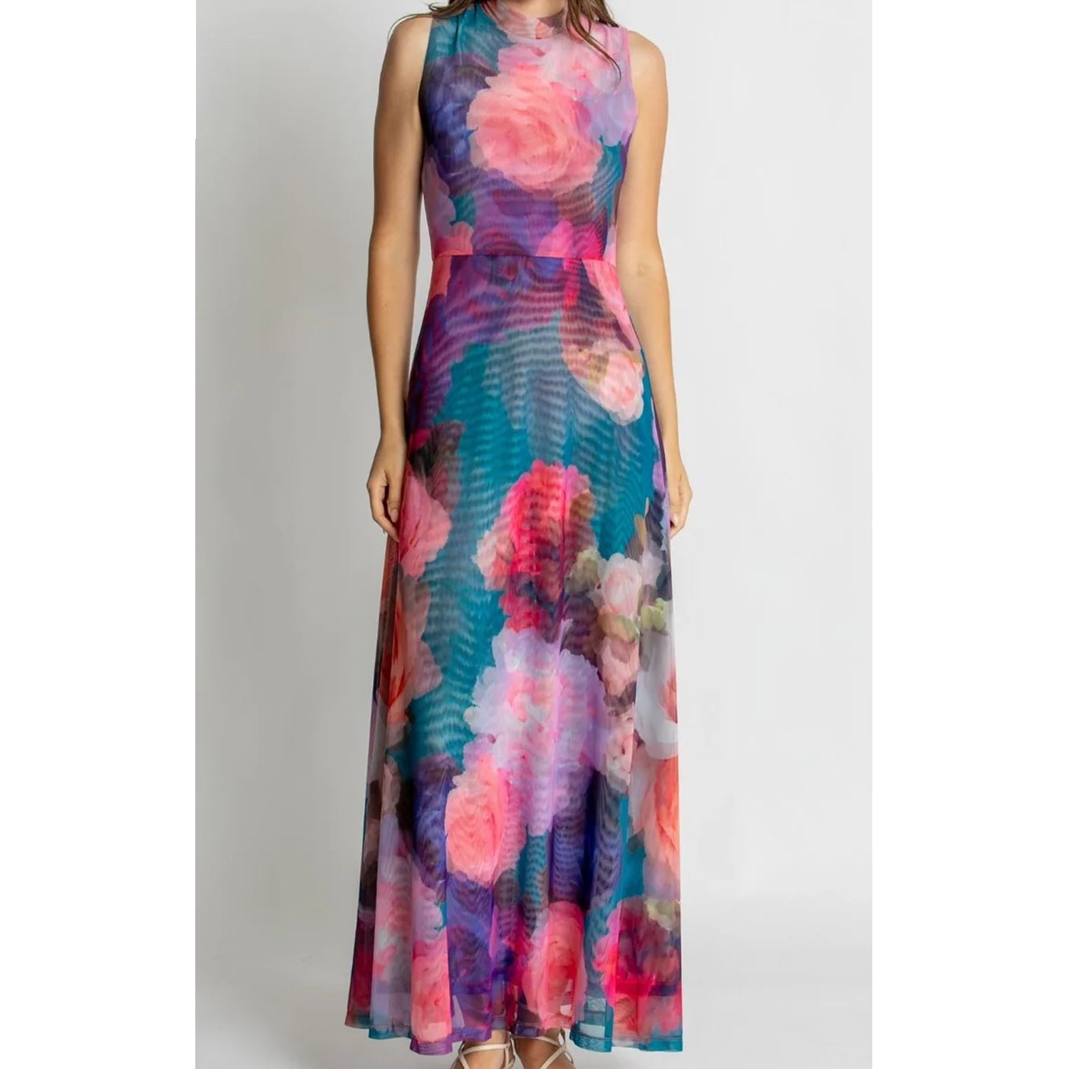 Dress Thea Mesh - Heather