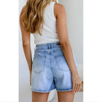 Short That 70's - Light Blue