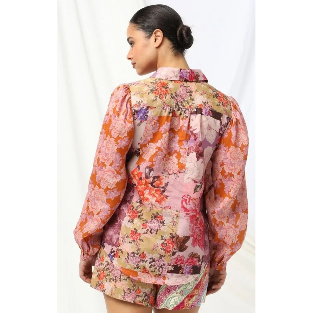 Top Lola Blouse - Cedar Mirage