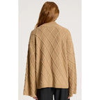 Cardigan Liora Crop Mocha
