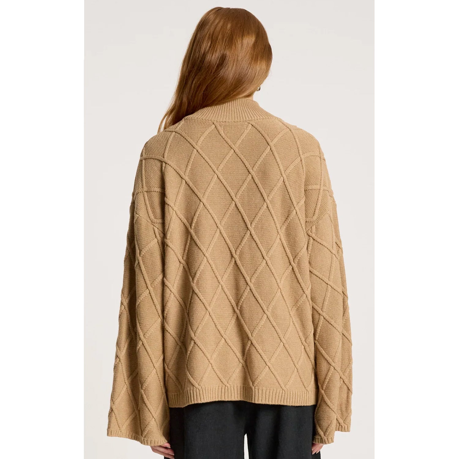 Cardigan Liora Crop Mocha