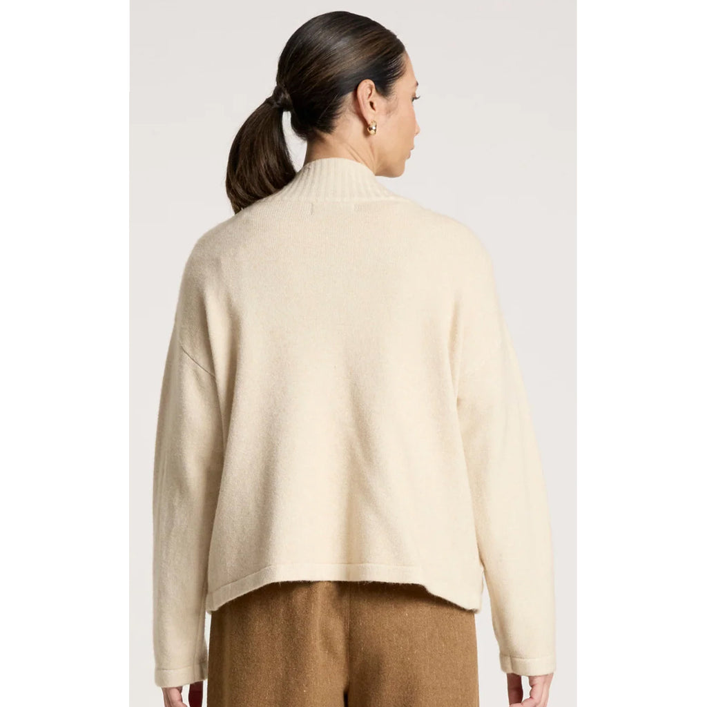 Cardigan Samira Crop Bisque