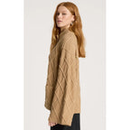 Cardigan Liora Crop Mocha