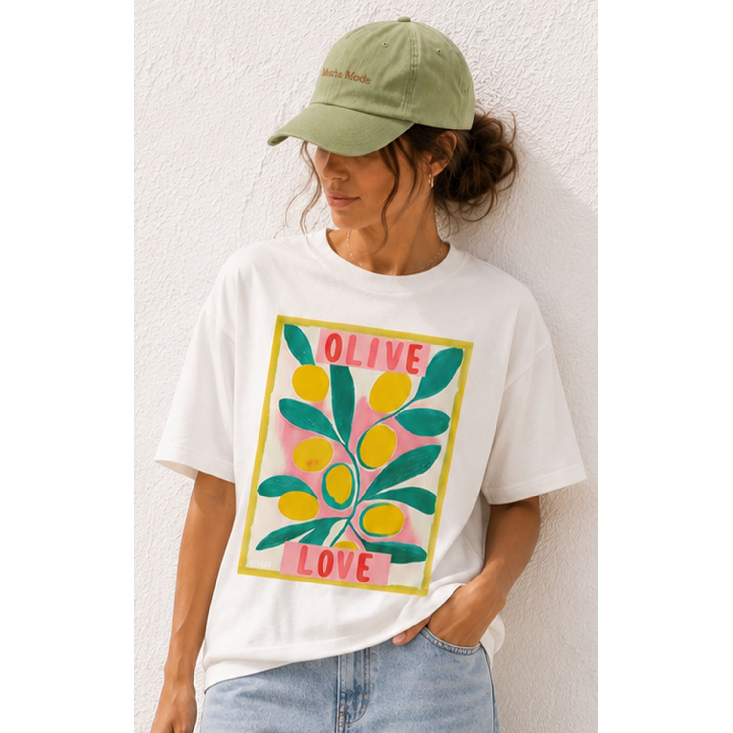 TShirt White - Olive Love