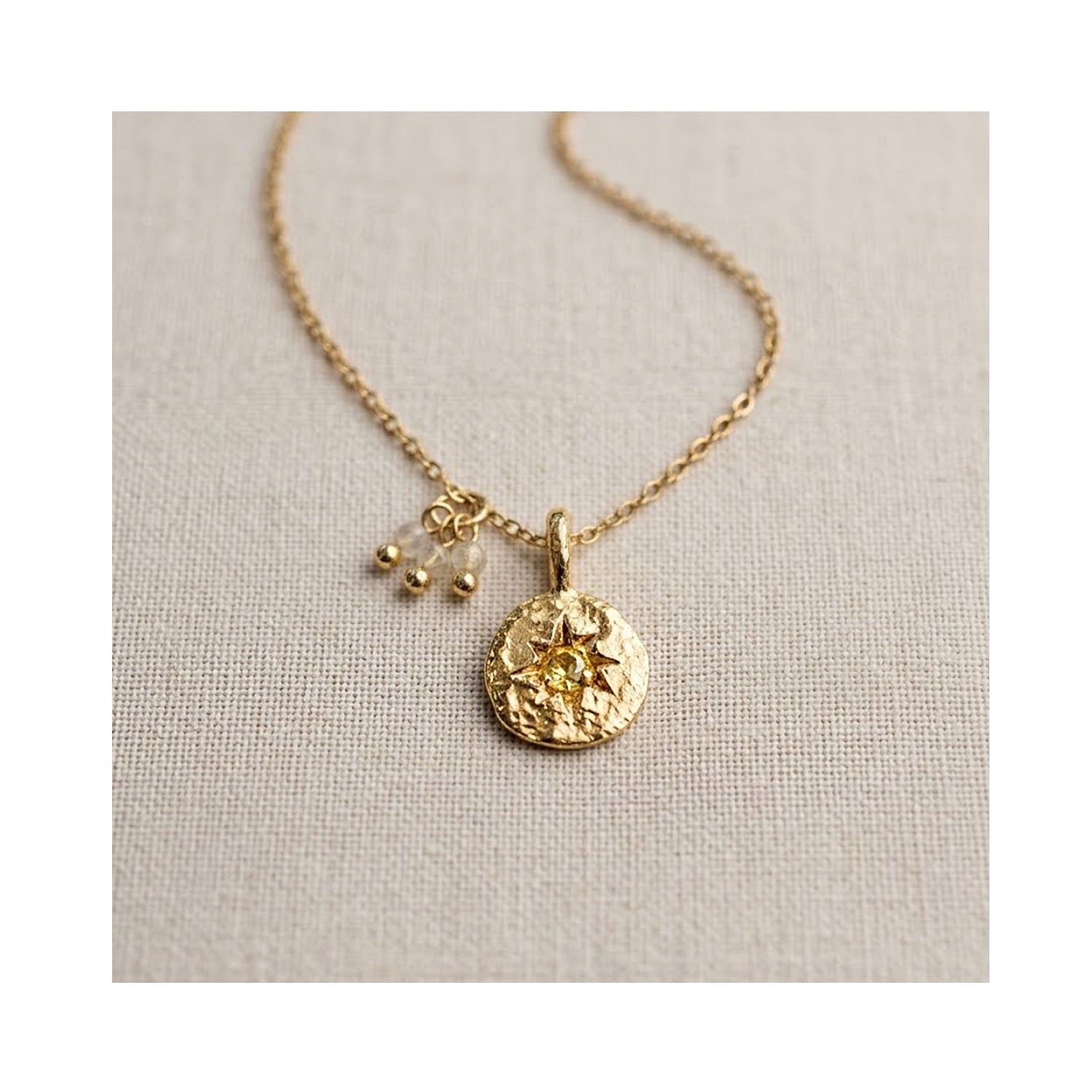 Necklace November Birthstone - Inner Compass Citrine