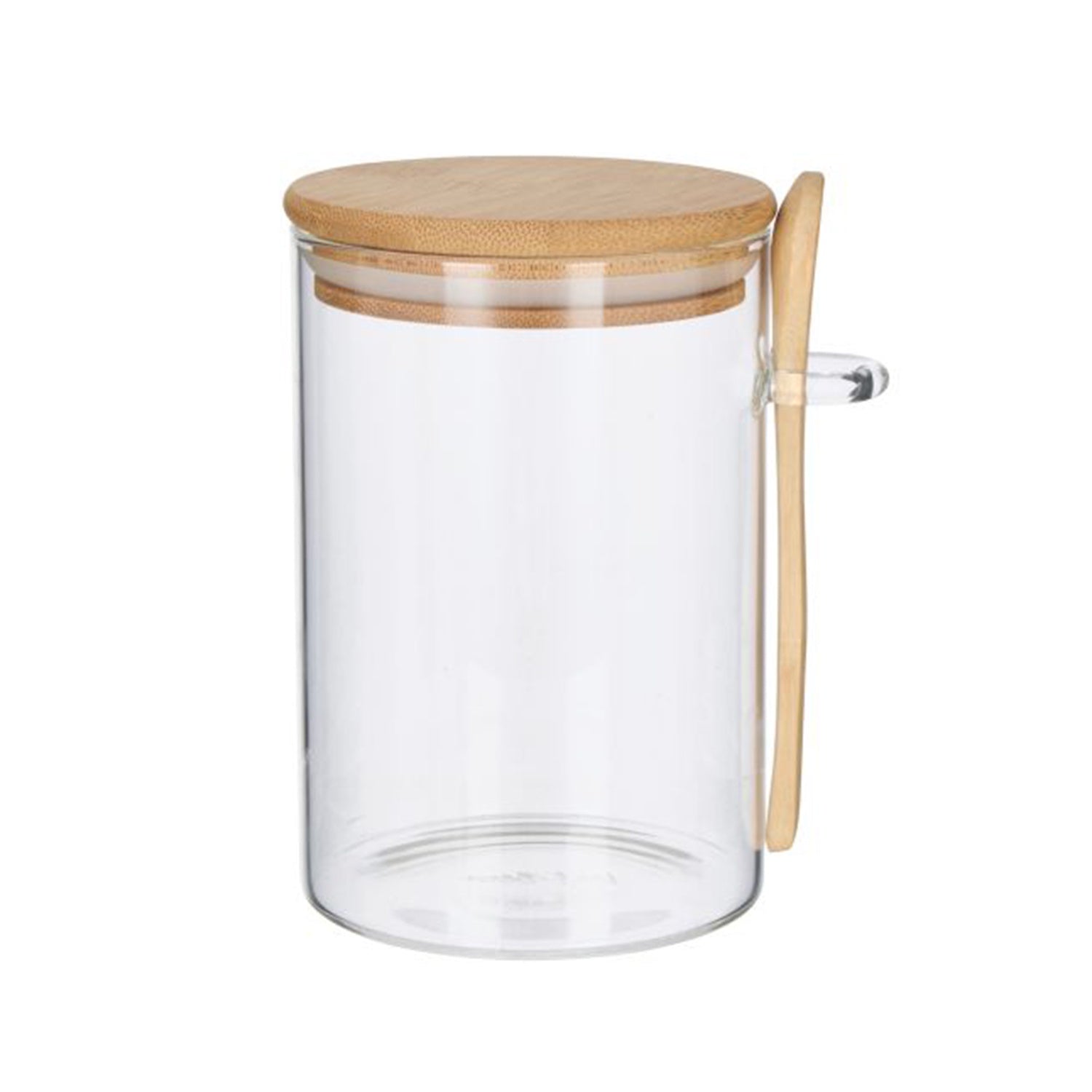 Canister Glass Small + Spoon