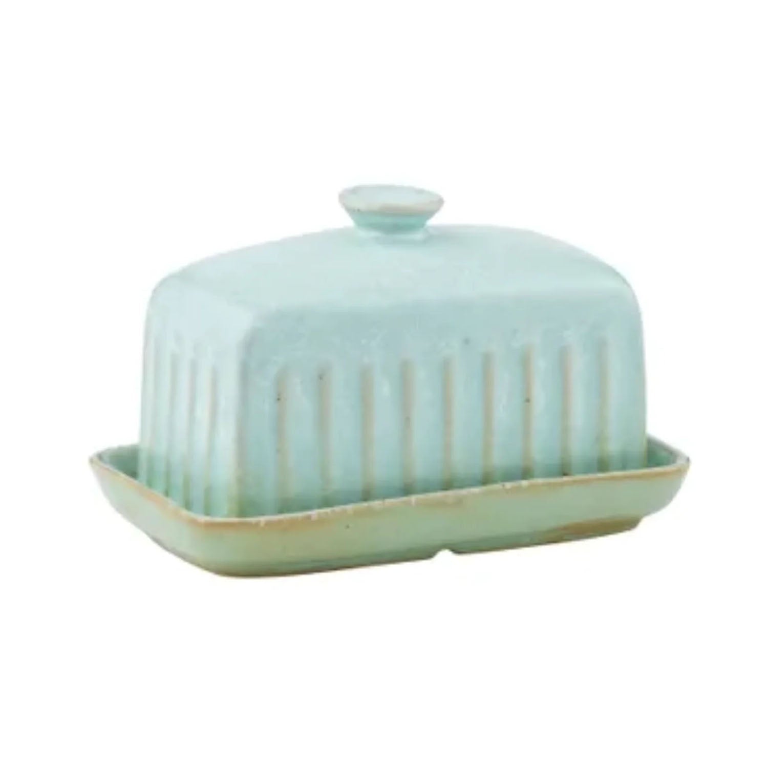 Butter Dish Studio Ceramic  17x10x10cm Surf