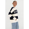Knit Jumper Bonjour - Black & White