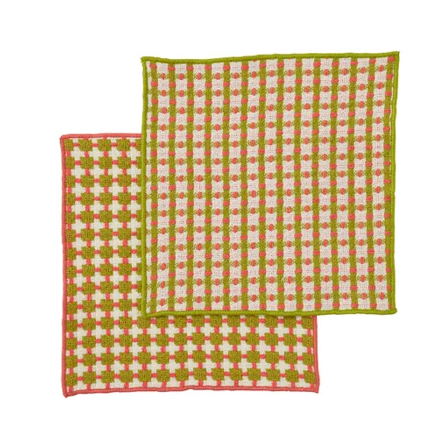 Dishcloth - Kit S/2 Recycled Cotton 25cm Pink