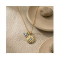 Necklace March Birthstone - Inner Compass Aquamarine