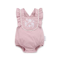Romper Daisy Embroidered