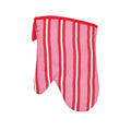 Oven Mit - Red Pink Stripe