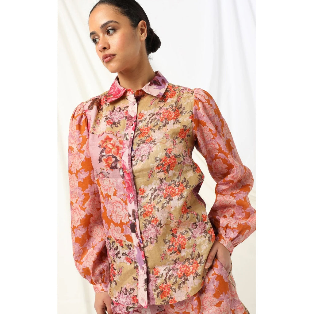 Top Lola Blouse - Cedar Mirage