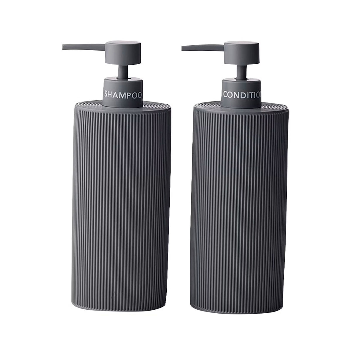 Shampoo & Conditioner Sid Dispenser Set - Charcoal