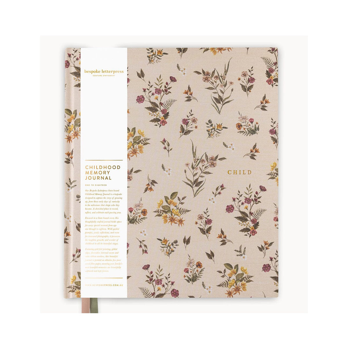 Journal Heirloom Childhood Memory - Dainty Blooms
