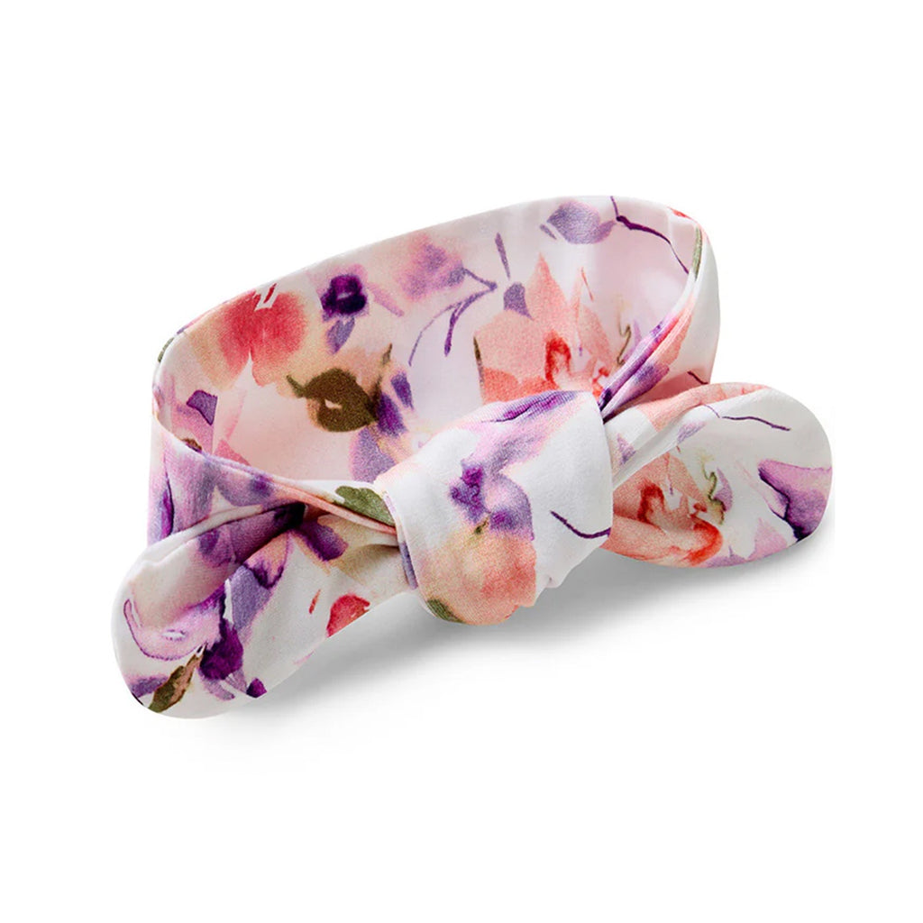 Headband Organic Top Knot - Blushing Beauty