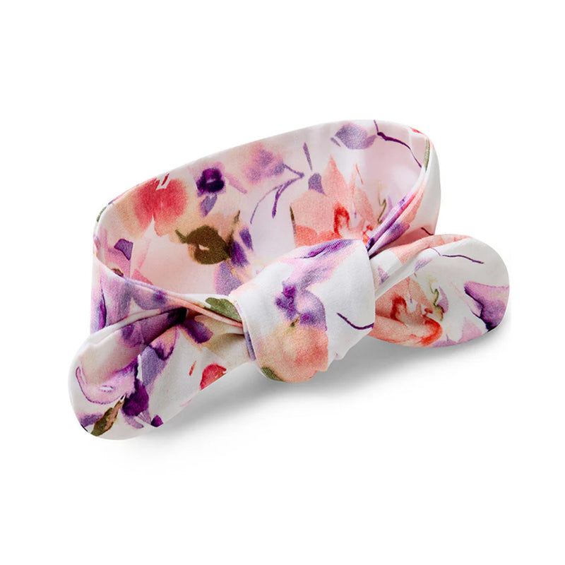 Headband Organic Top Knot - Blushing Beauty