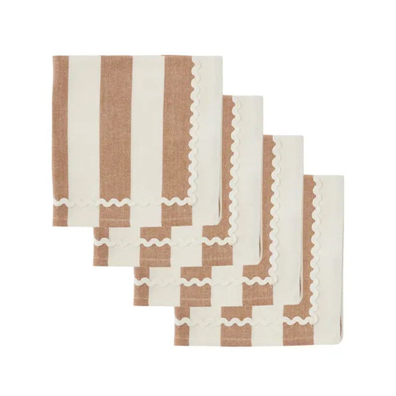 Napkin Orla S/4 Cotton - Terra