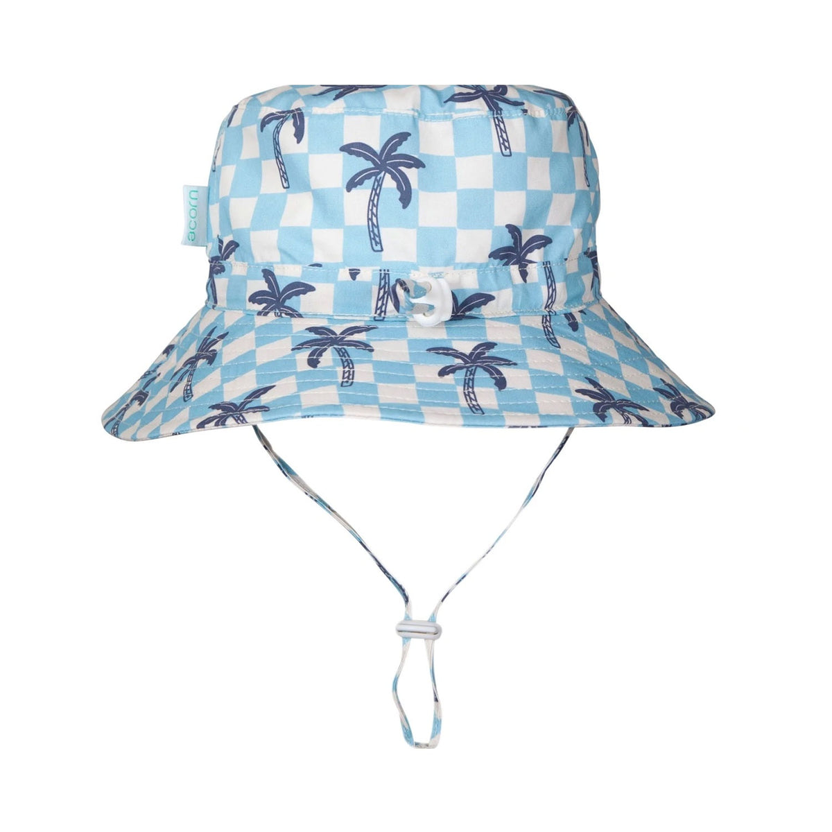 Bucket Hat - Checked Palms