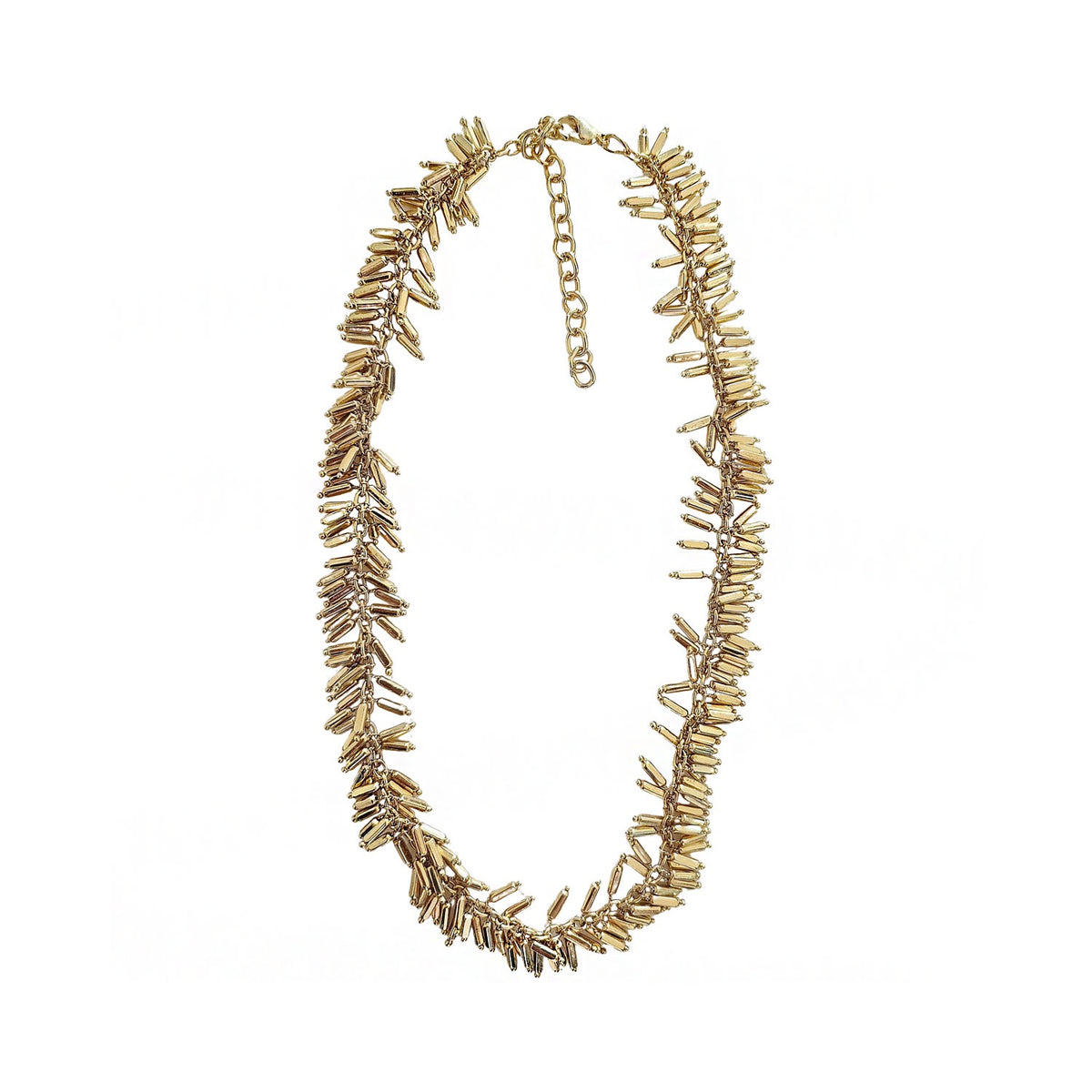 Necklace Beaded Gold