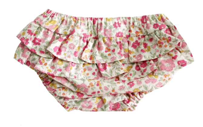 Nappy Cover Ruffle Rose Garden - Small