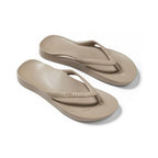 Arch Support Thongs - Taupe