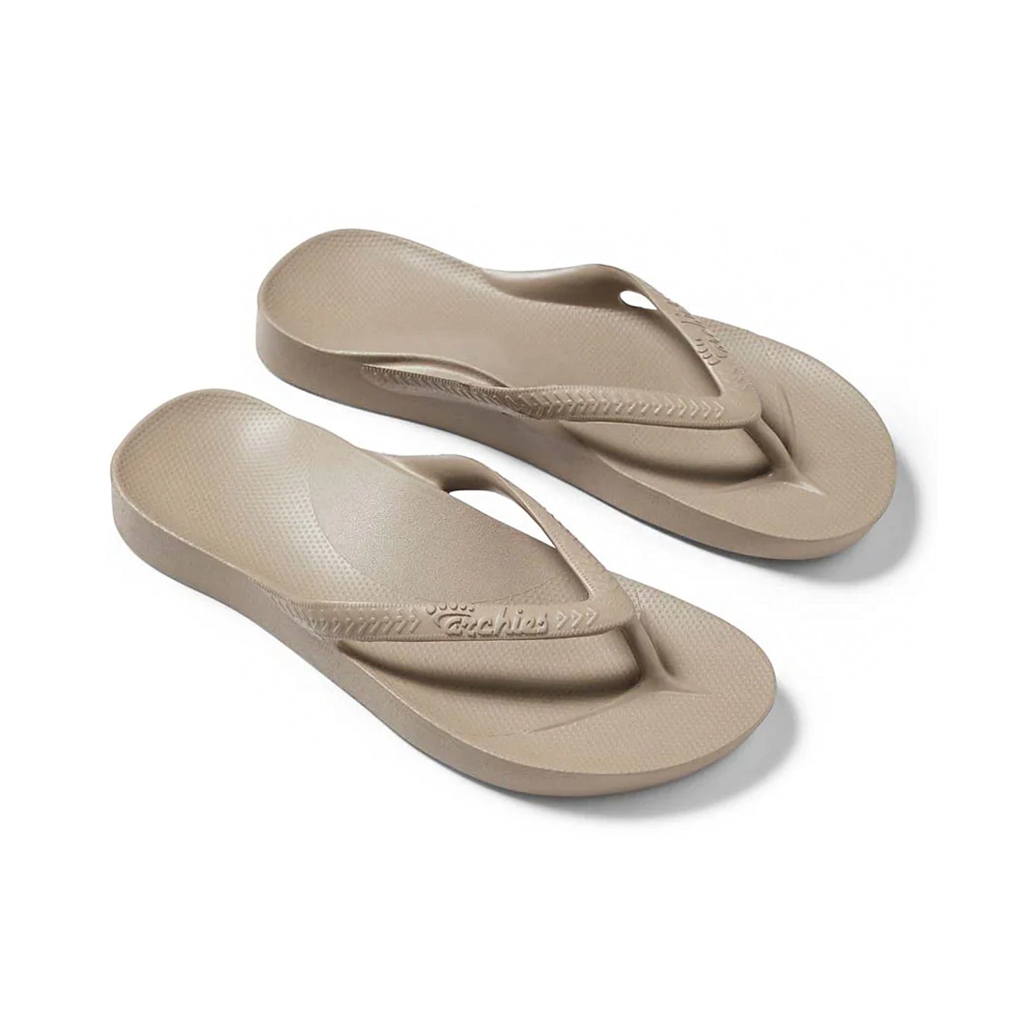 Arch Support Thongs - Taupe