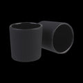 Tea Cup Cast Iron Serenity Set 2 - Black