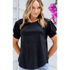 Top Puff Sleeve Tee - Black