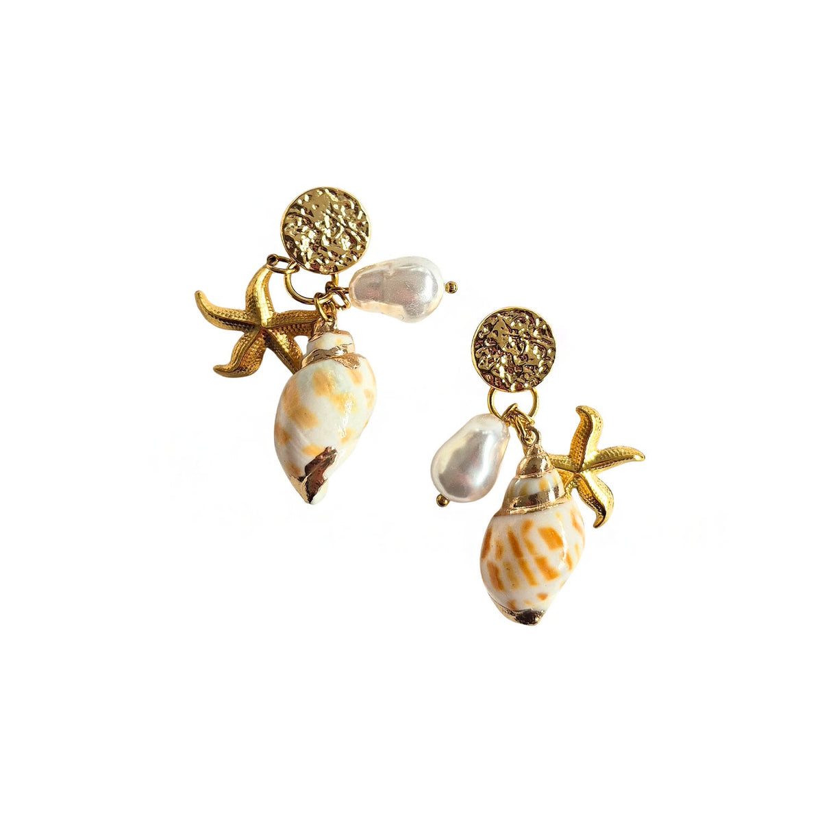 Earring Natural Shell Charm
