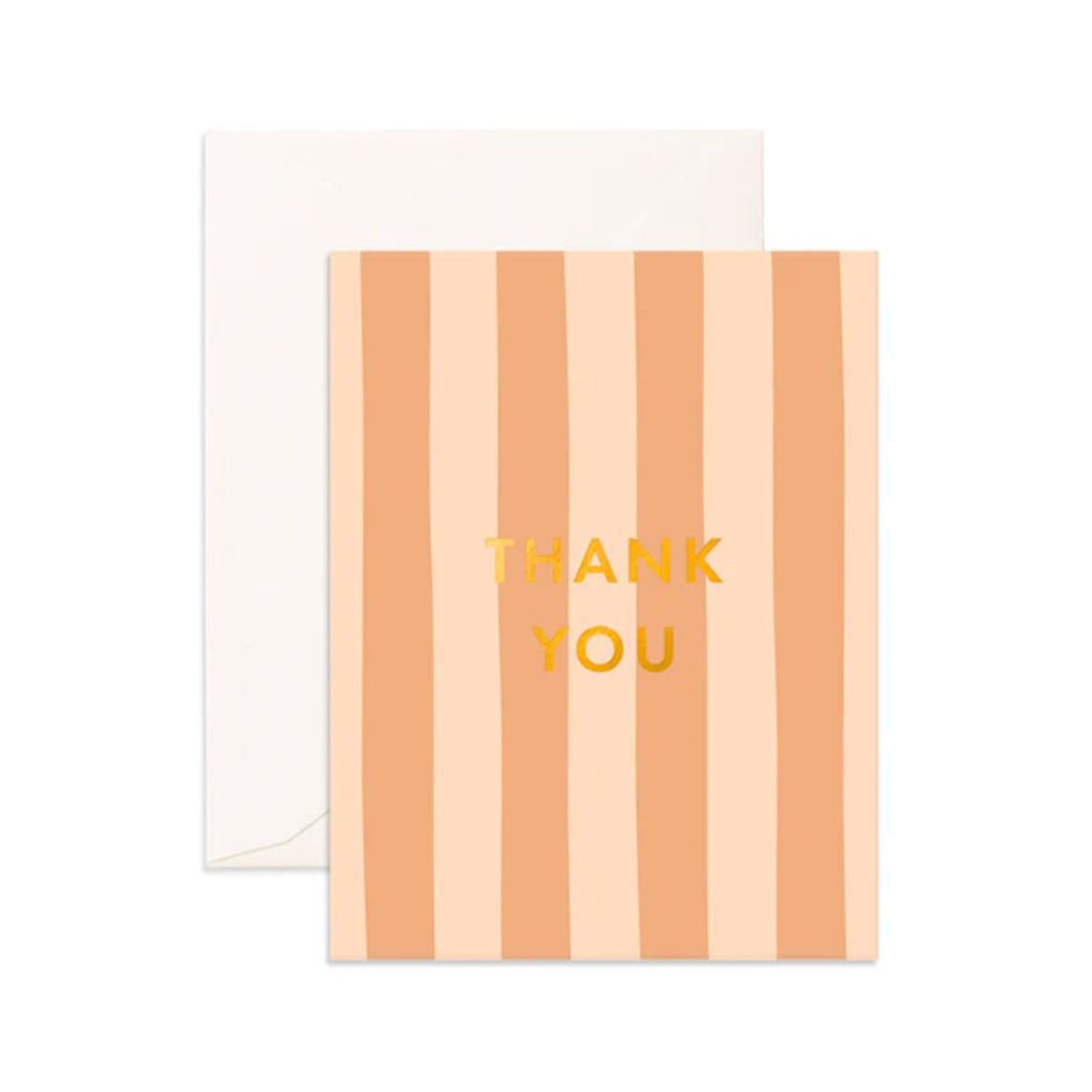 Card Thank You Corsica Stripe
