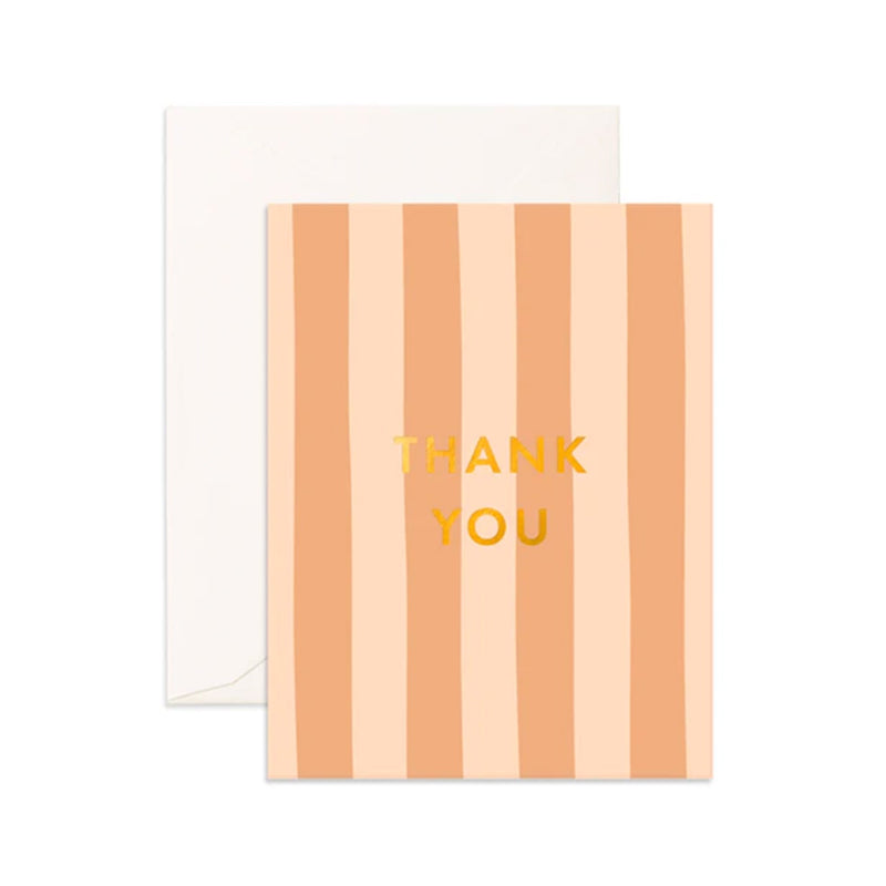 Card Thank You Corsica Stripe