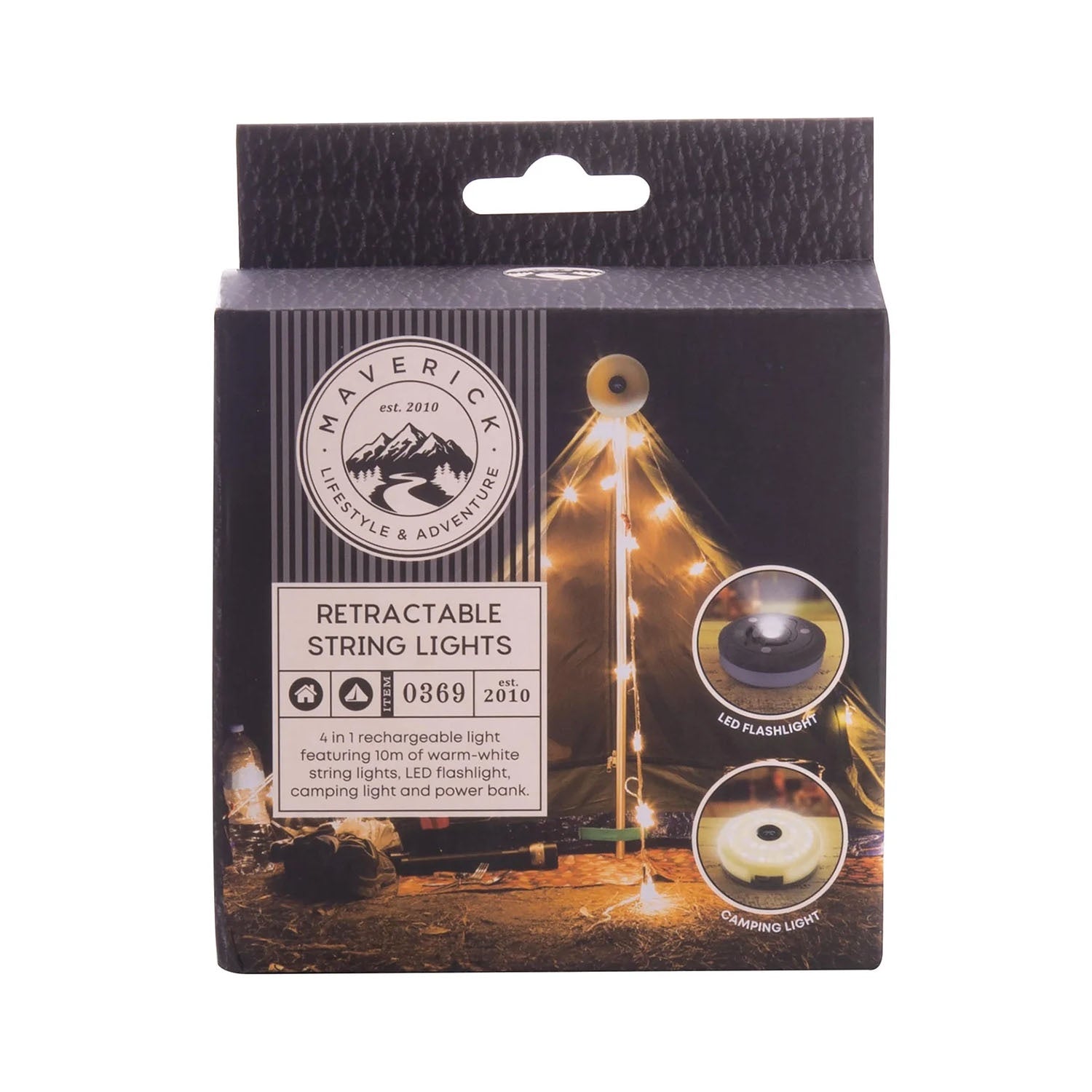 Retractable String Lights