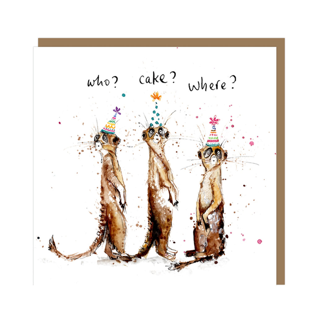Card HB Three Meerkats