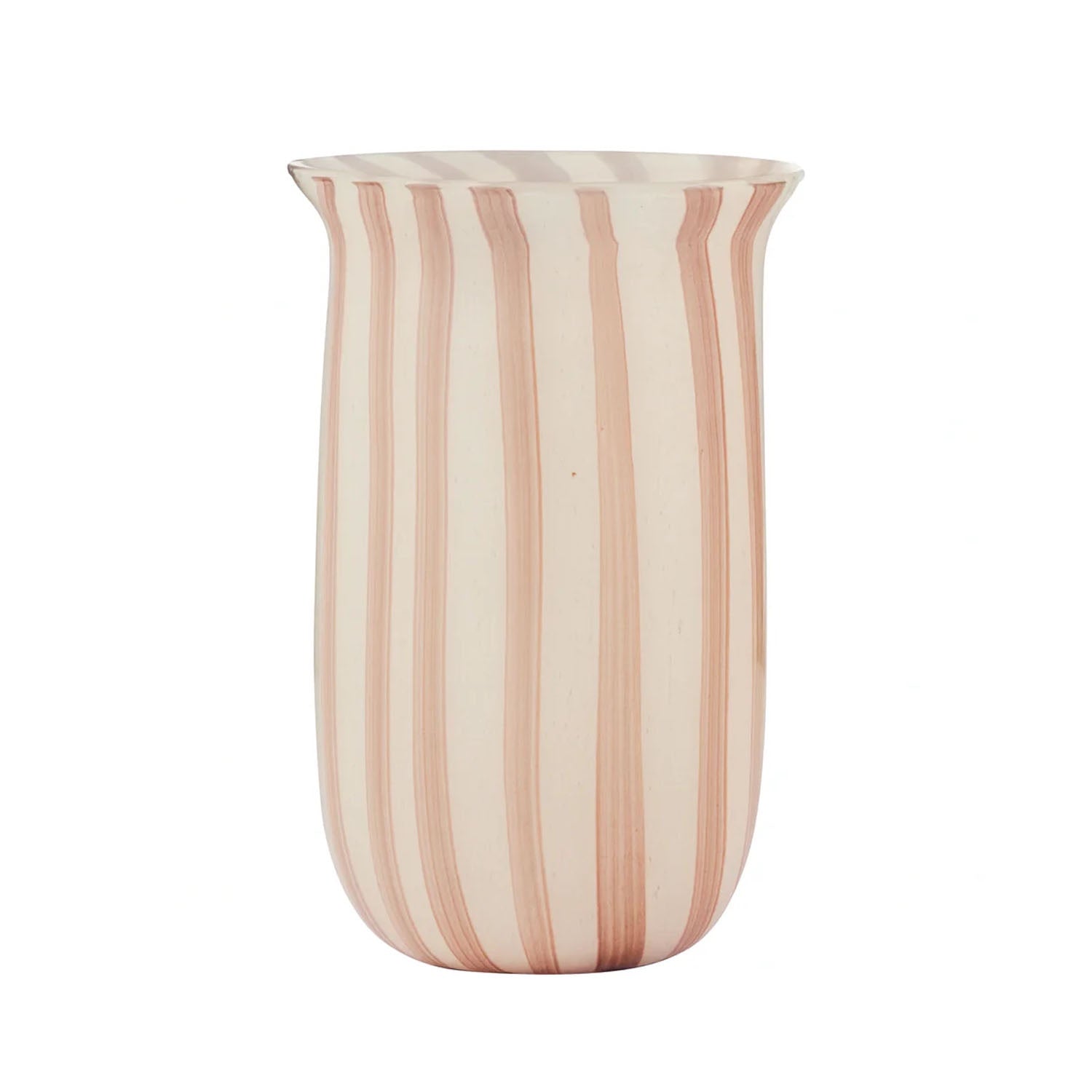 Vase Claudia Glass - Ivory/Russet - Small