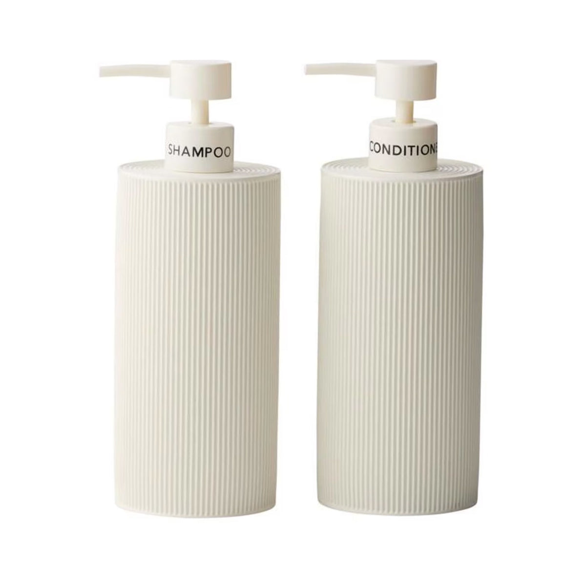 Shampoo & Conditioner Sid Dispenser Set - Ivory