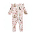 Zipsuit Bamboo - Baby Animals