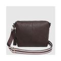 Crossbody Bag Daisy Stripe - Chocolate