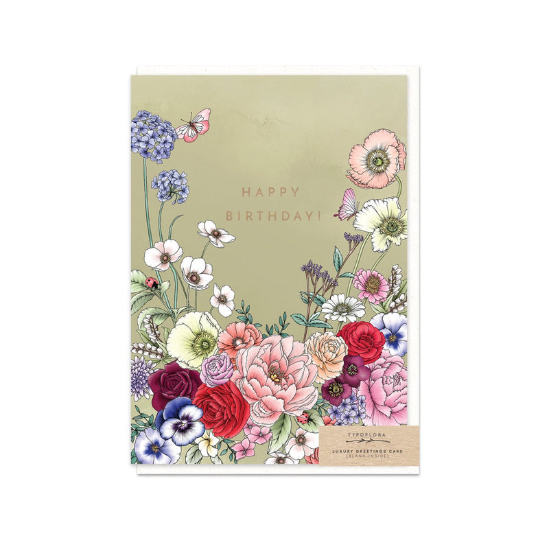 Card Birthday Garden