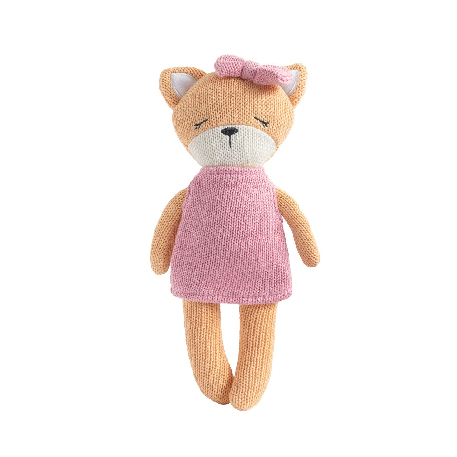Knitted Animal Toy - Frankie the Fox