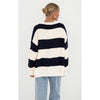 Knit Jumper Bonjour - Black & White