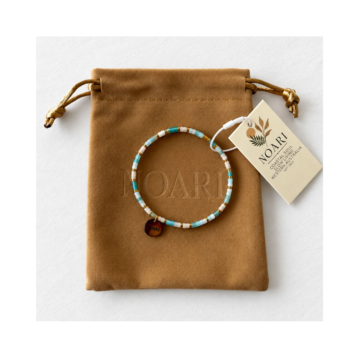Tila Bracelet - Light Blue & White