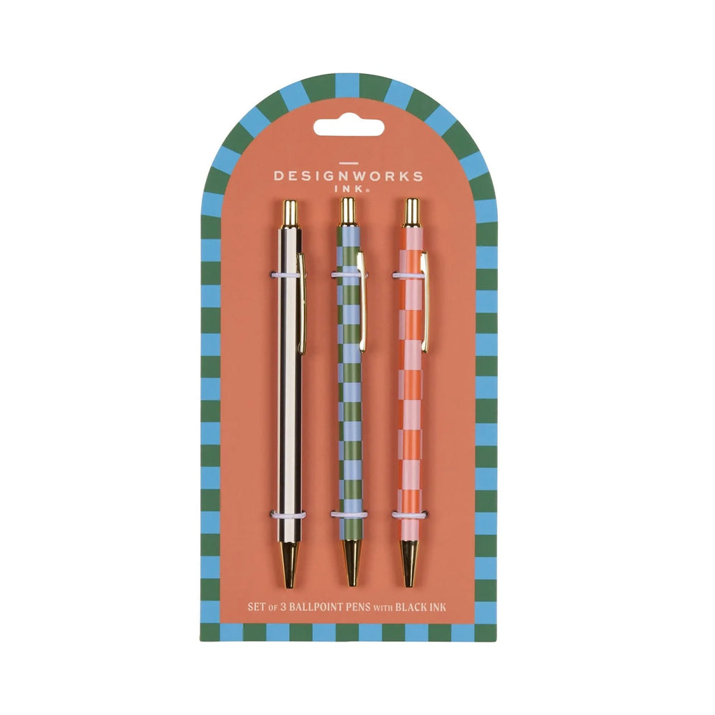 Pen Set A Dopo - Stripes & Checks