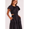 Dress Allegra Cutout Midi - Black