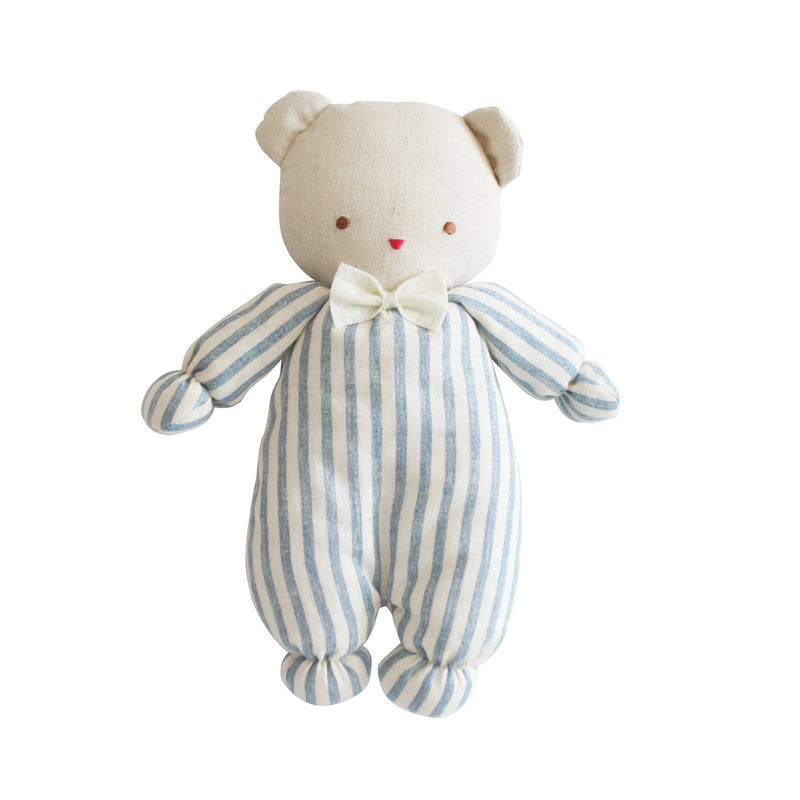 Baby Ted 25cm Blue Stripe