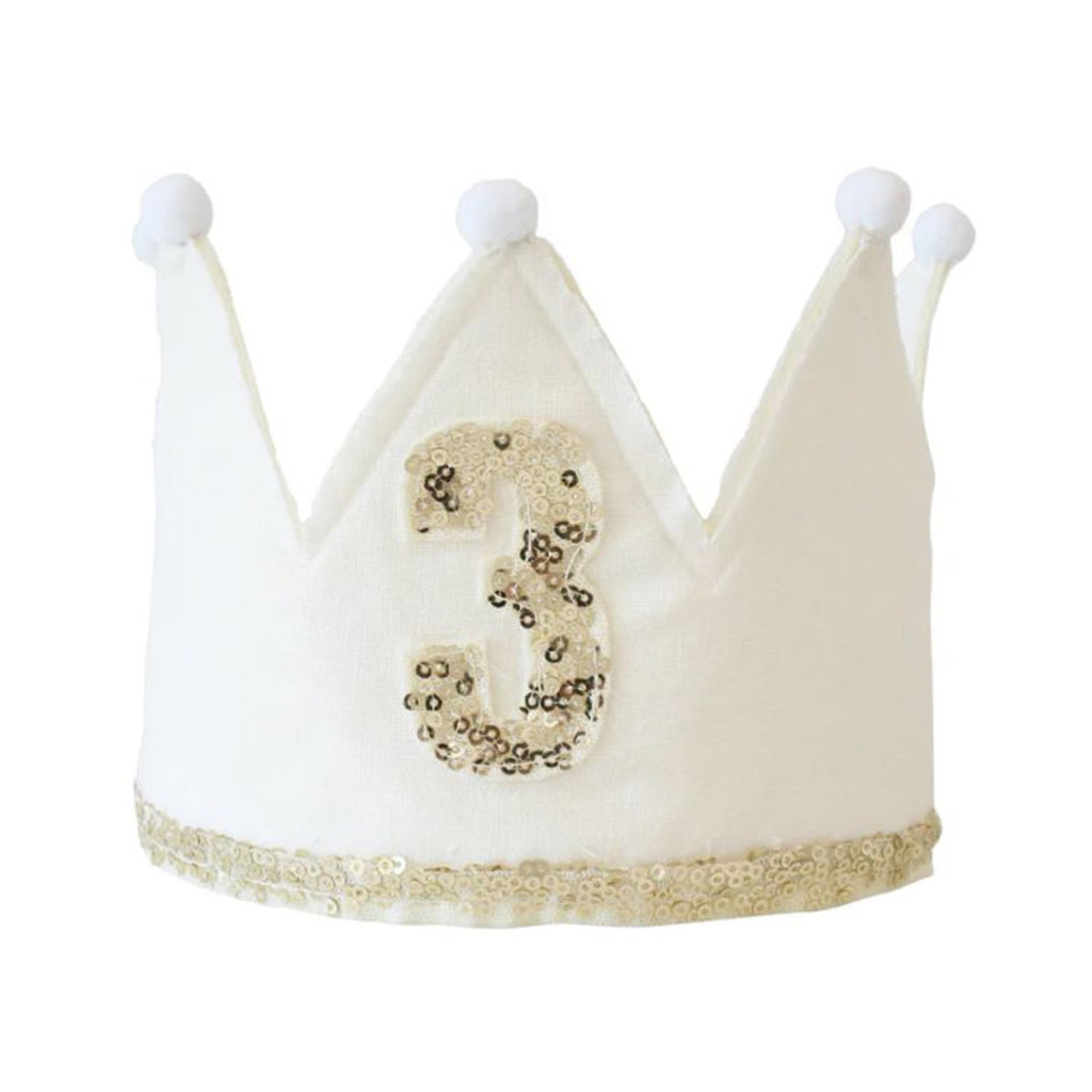 Crown 3rd Birthday Ivory