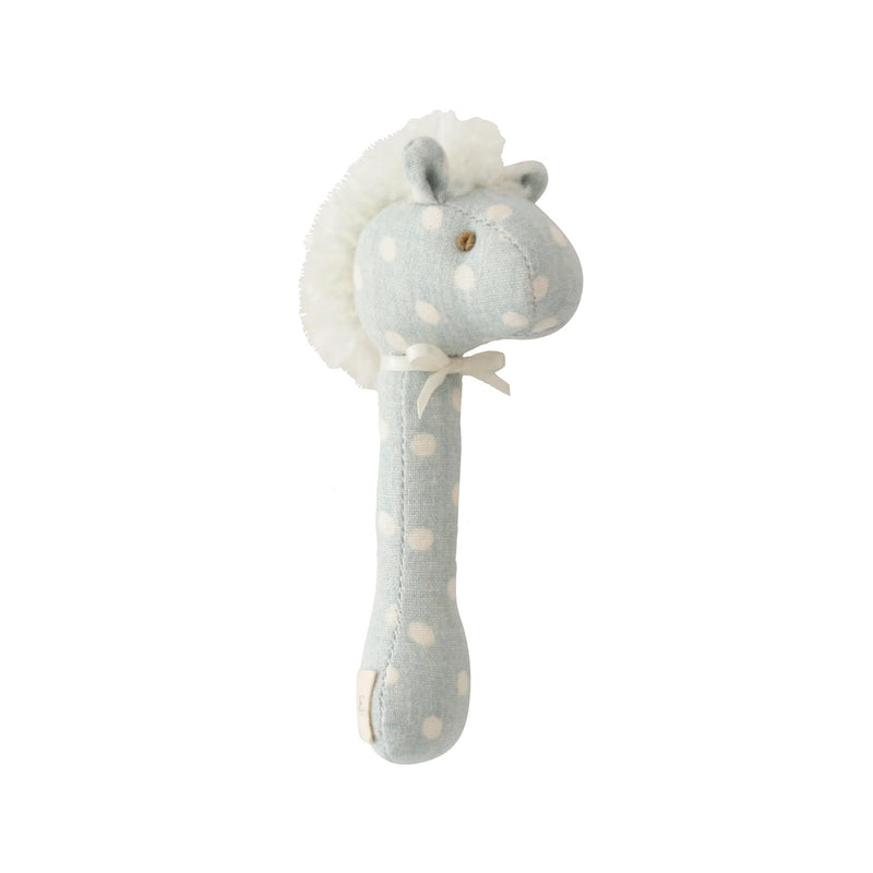 Rattle Stick - Horse Blue Spot