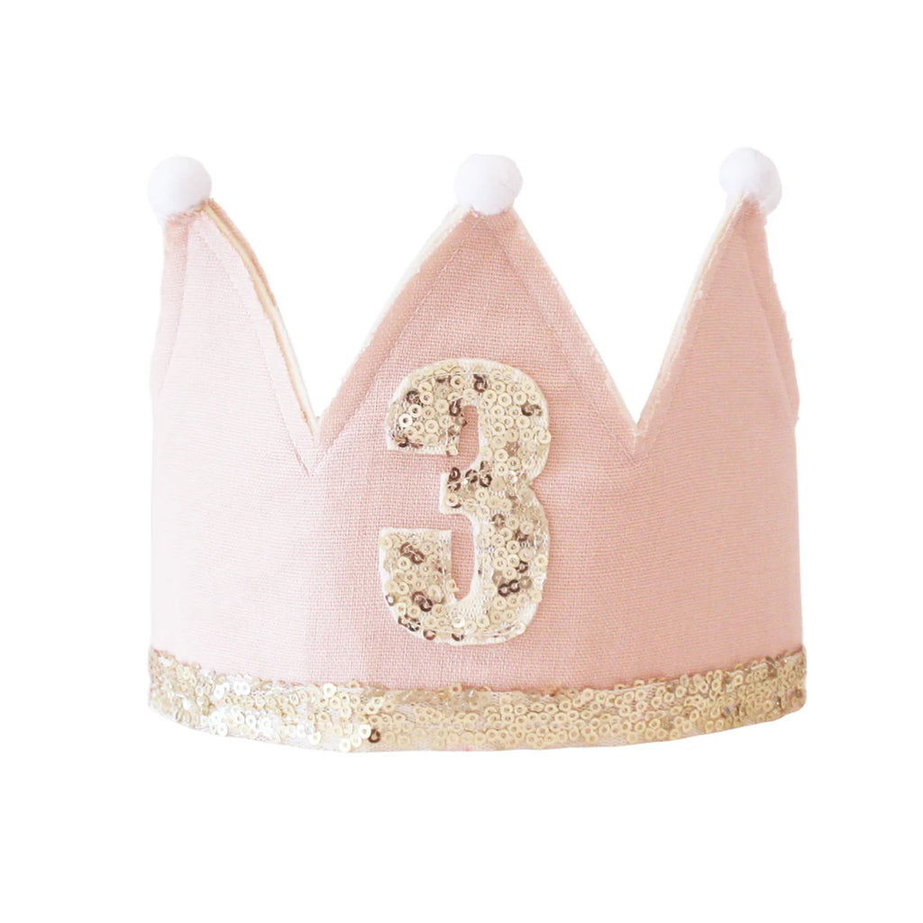 Crown 3rd Birthday Pink