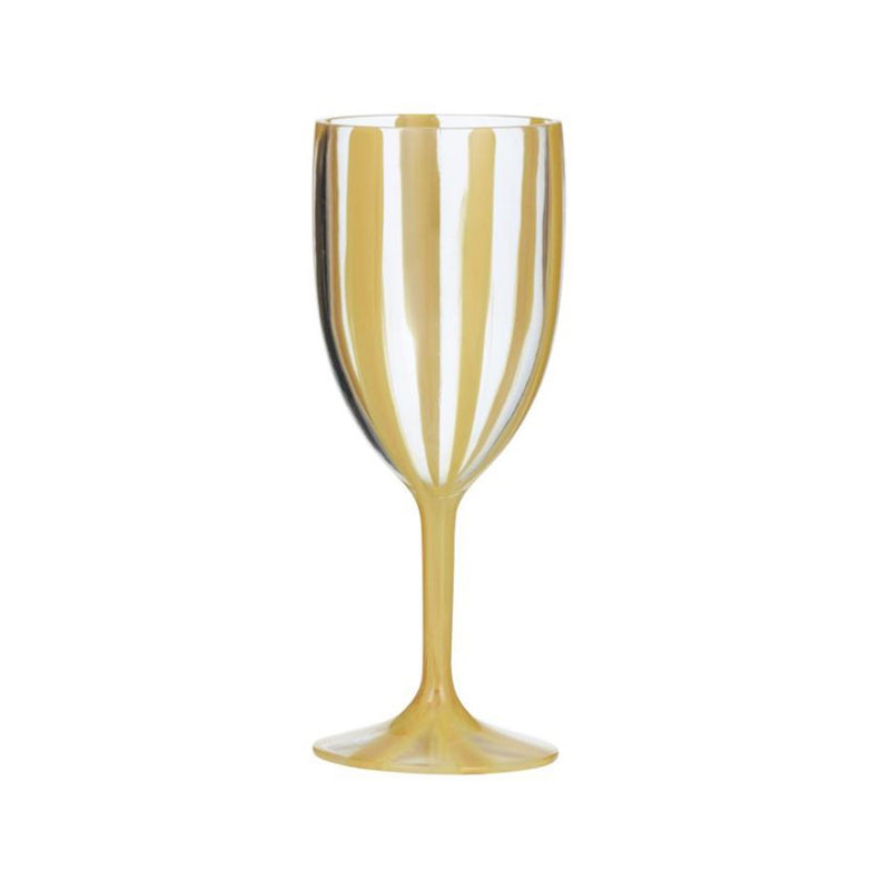 Wine Glass Acrylic Cabana - Honey