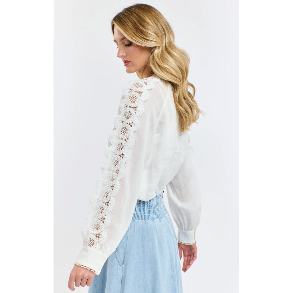 Top Romance Shirt - White